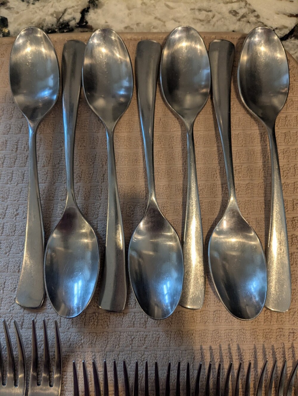 🍴 Studio William Home Larch Flatware Stainless Steel- USED - Picture 9 of 15